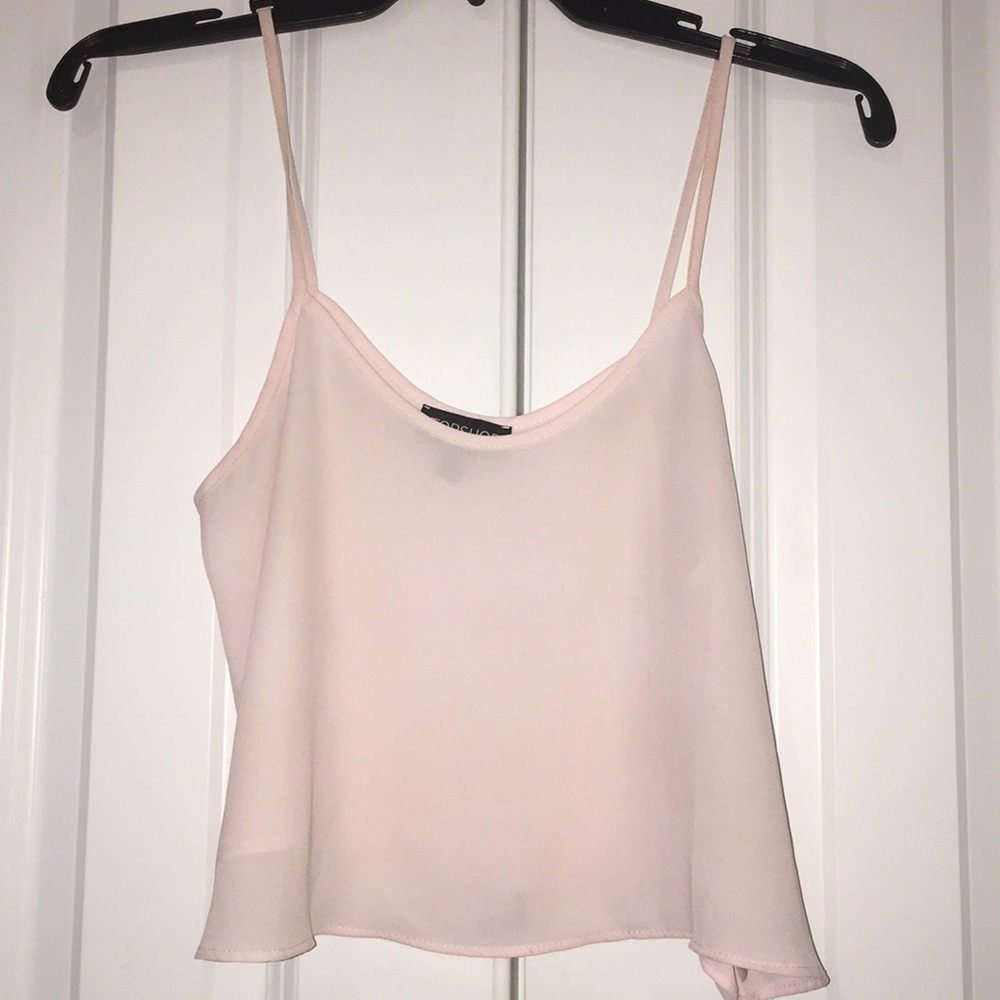 Topshop blush tank.